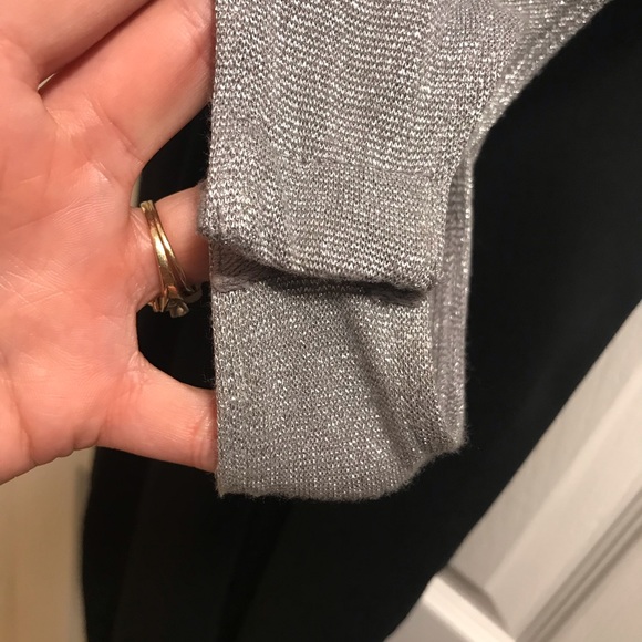 Wild Fable Silver Sparkle Bodysuit, Large - Picture 6 of 6